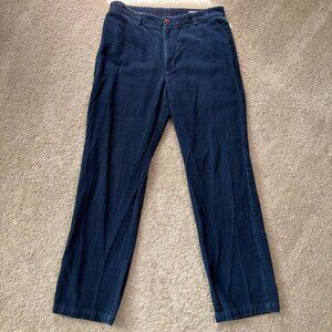 Vineyard Vines Corduroy Club Pants Mens 34x32 Navy Blue Preppy Cabin Business